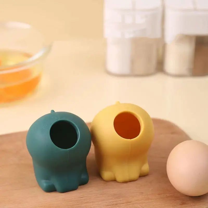 Practical Nontoxic Silicone Kitchen Utensils Egg Yolk Separator Lightweight