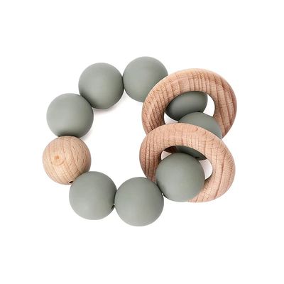 Dentador de silicone durável com design ergonômico seguro para bebês - fácil de limpar