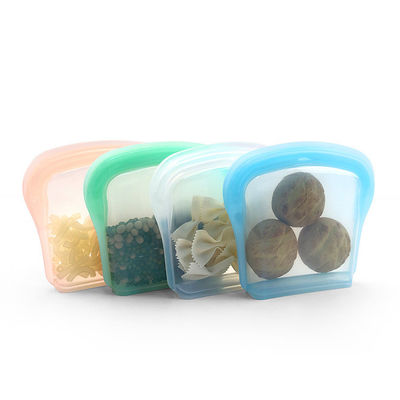 Saco de alimento de silicone reutilizável eco-friendly para armazenamento seguro e conveniente de alimentos
